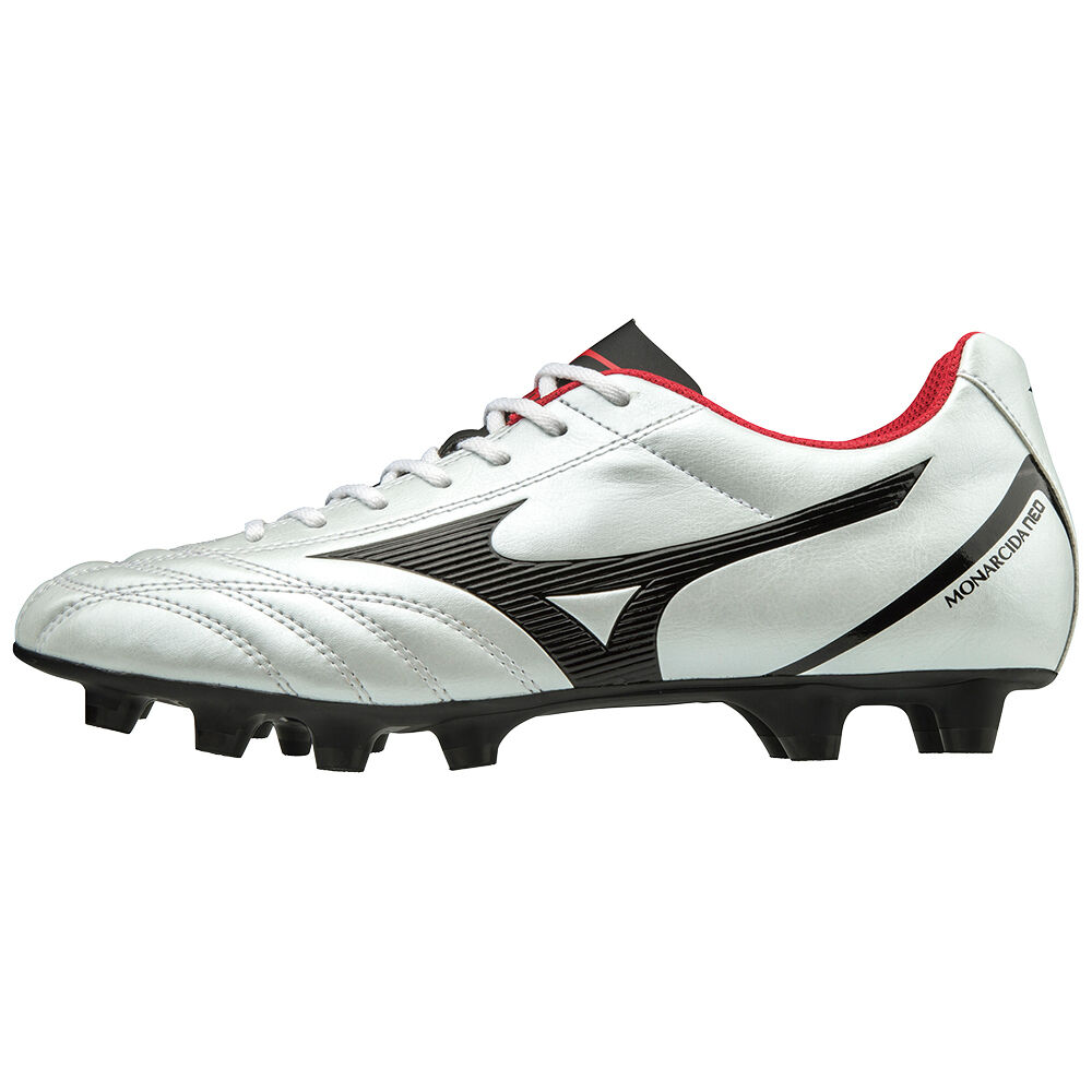 Mens Mizuno Monarcida Neo Select Soccer Cleats White/Black Philippines (QHKOMU310)